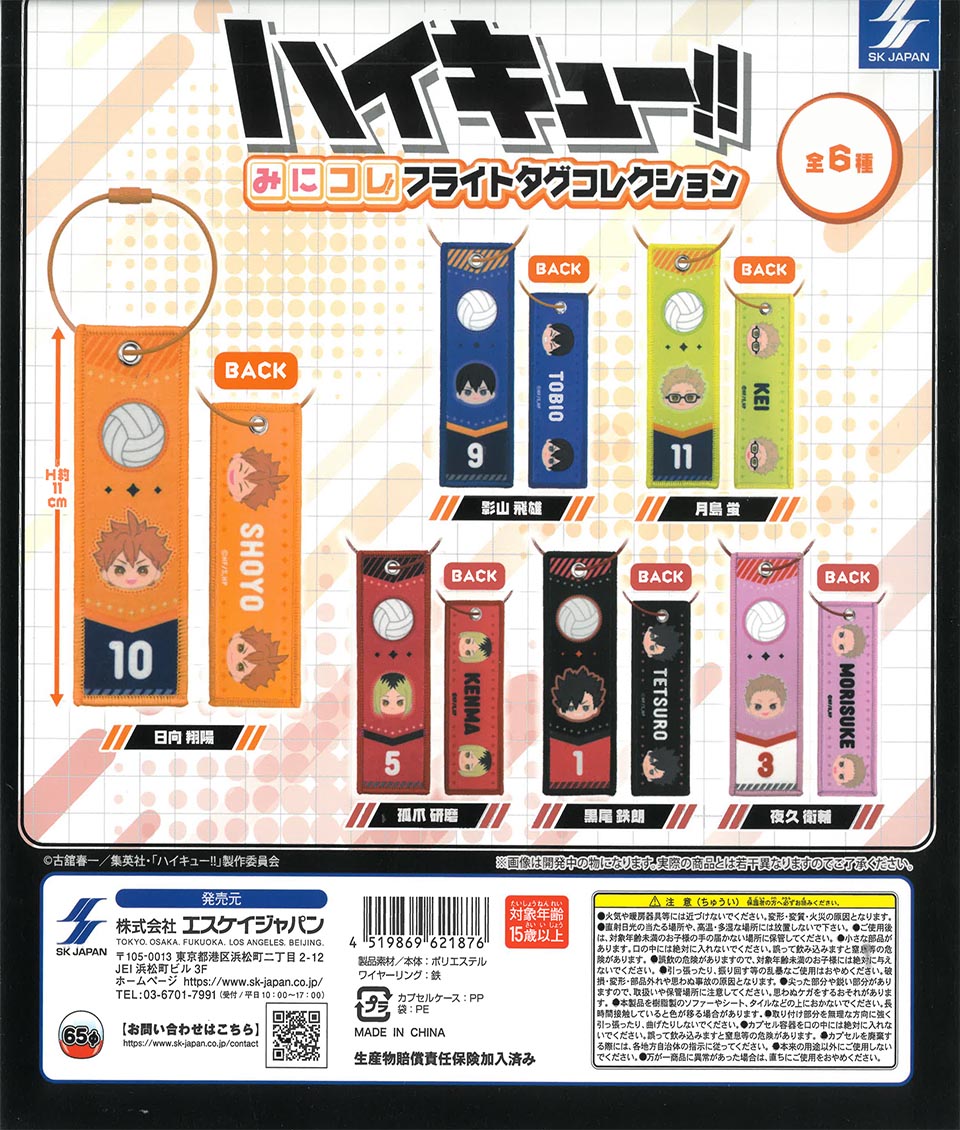 Haikyu!! Mini Collection! Flight Tag Collection