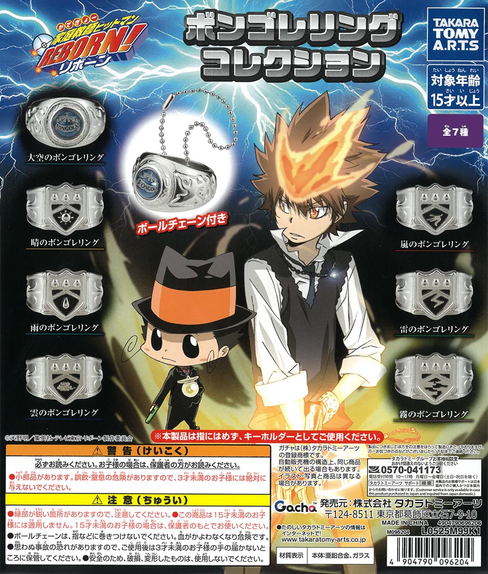 Katekyo Hitman REBORN! Vongola Ring Collection